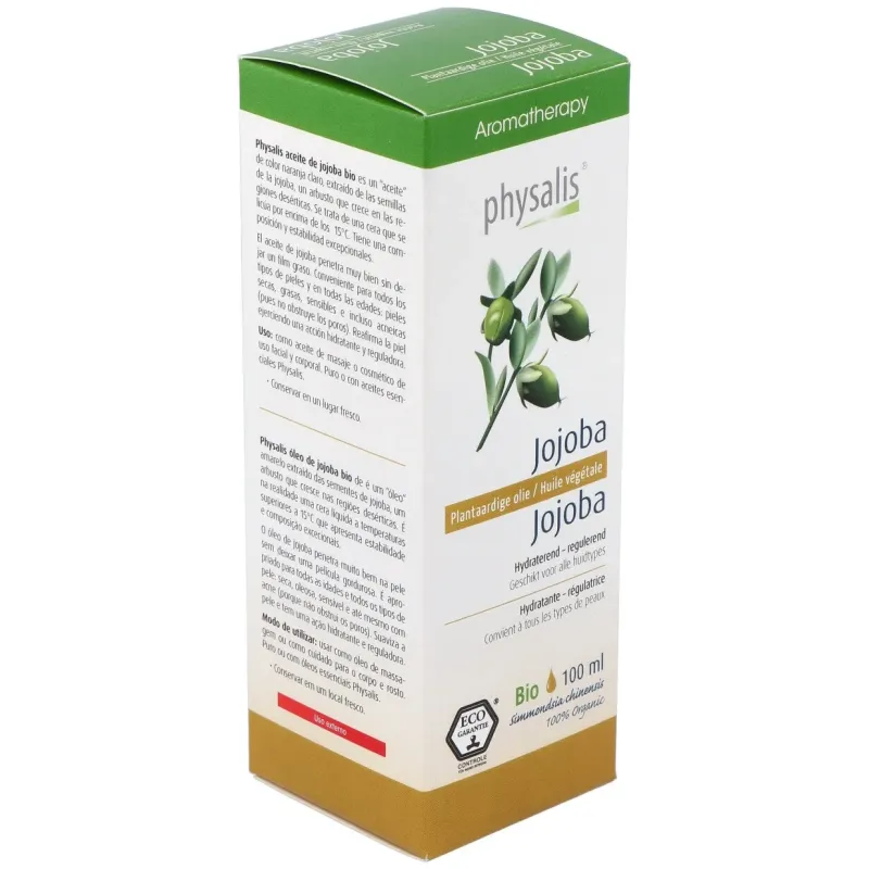 Physalis aceite vegetal de jojoba bio 100ml | Farmacia Barata