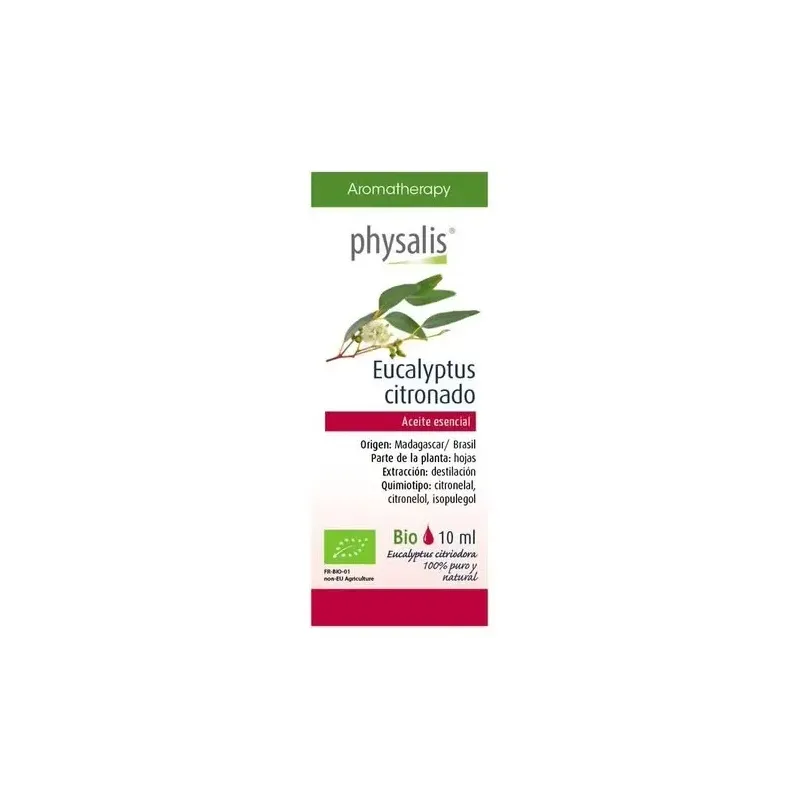 Physalis aceite esencial de eucalipto citronado bio 10ml | Farmacia Barata