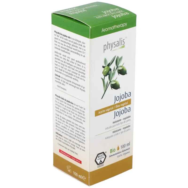 Physalis aceite vegetal de jojoba bio 100ml | Farmacia Barata