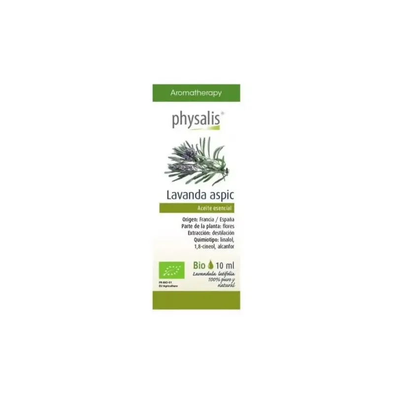 Physalis aceite esencial de lavanda spica bio 10ml | Farmacia Barata