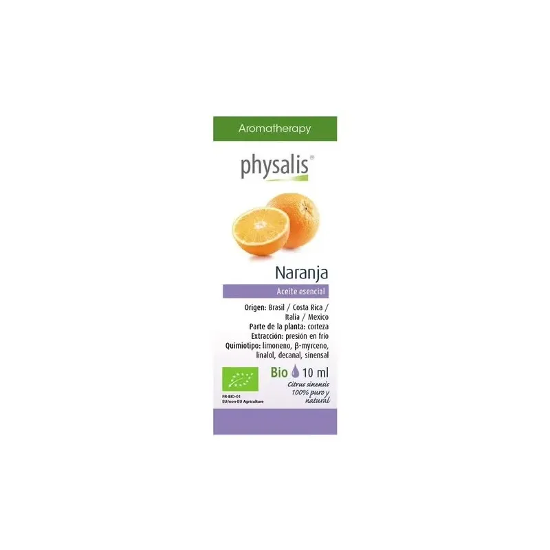 Physalis aceite esencial de naranja bio 10ml | Farmacia Barata