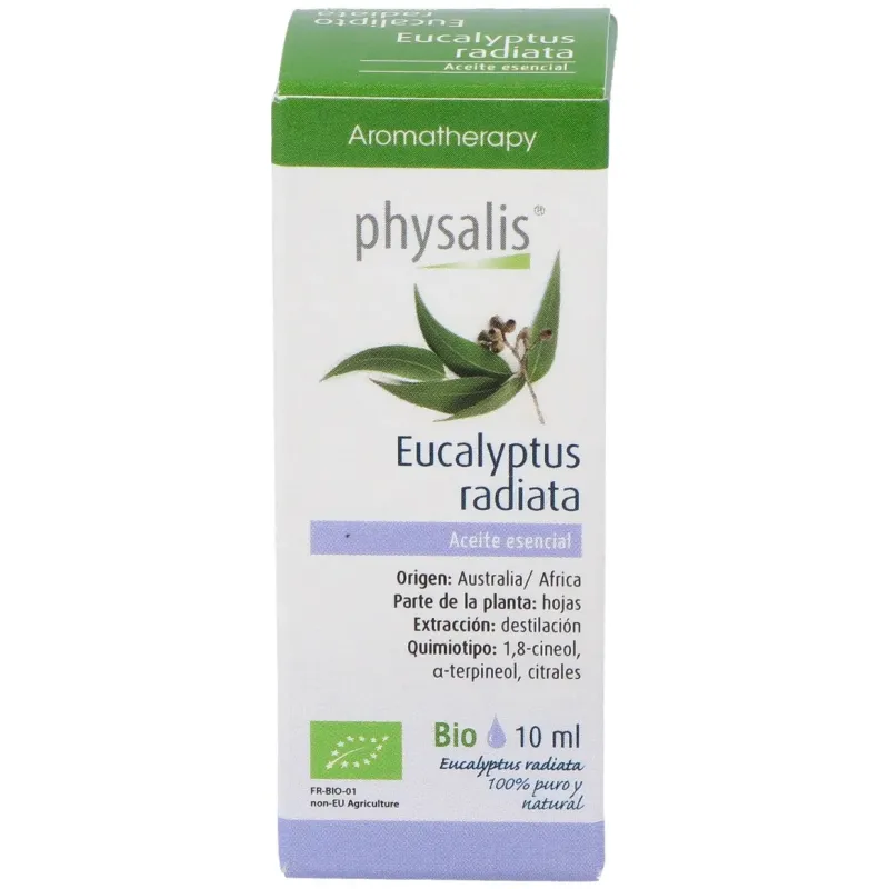Physalis aceite esencial de eucalipto radiata bio 10ml | Farmacia Barata