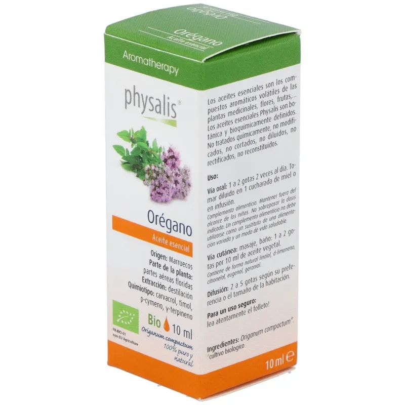 Physalis aceite esencial de orégano bio 10ml | Farmacia Barata