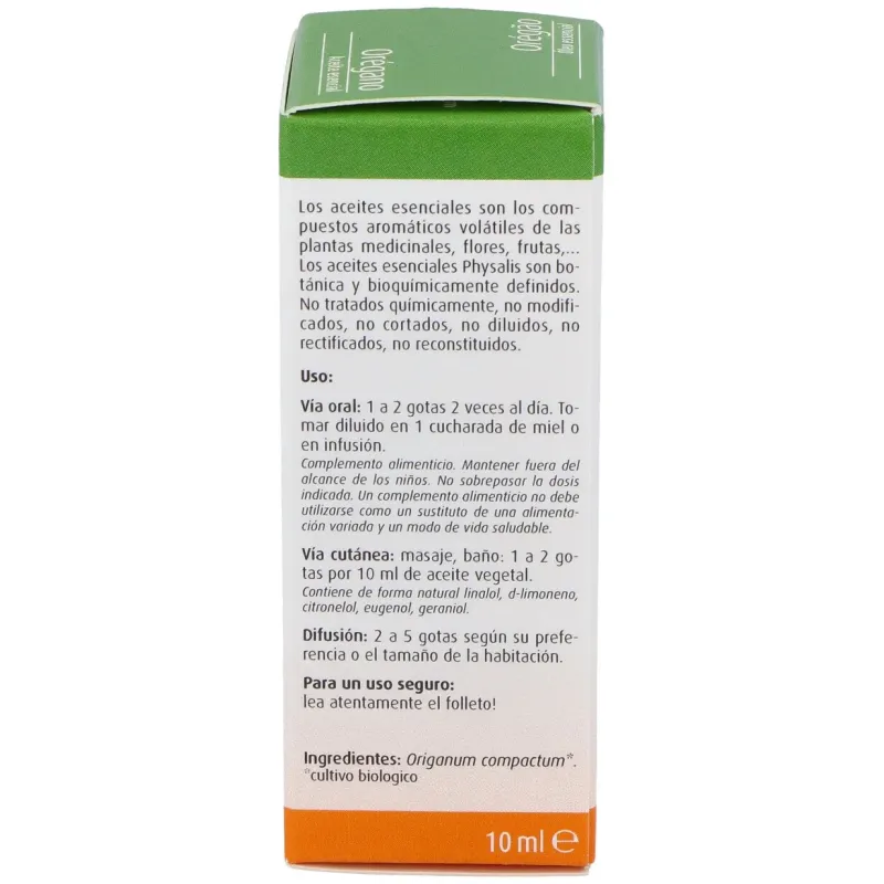 Physalis aceite esencial de orégano bio 10ml | Farmacia Barata