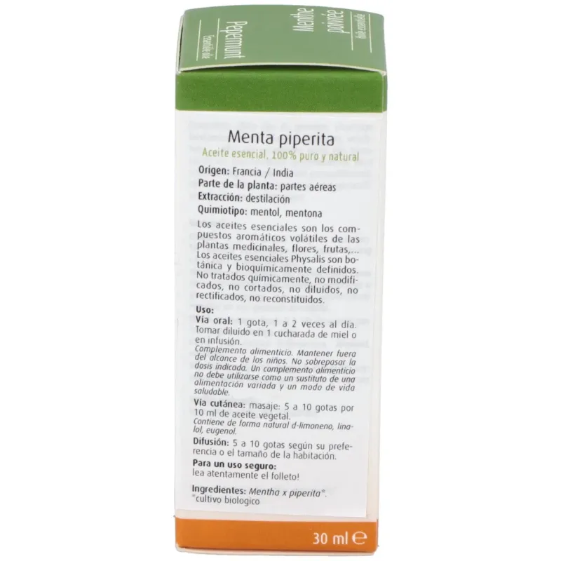 Physalis esencia menta piperita 30ml | Farmacia Barata