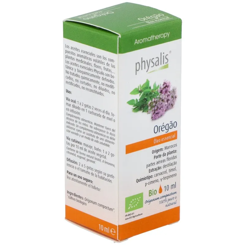 Physalis aceite esencial de orégano bio 10ml | Farmacia Barata