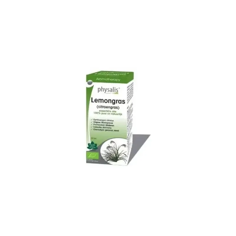Physalis aceite esencial de lemongrass bio 10ml | Farmacia Barata