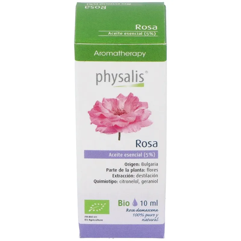 Physalis aceite esencial de rosa bio 5% 10 ml | Farmacia Barata