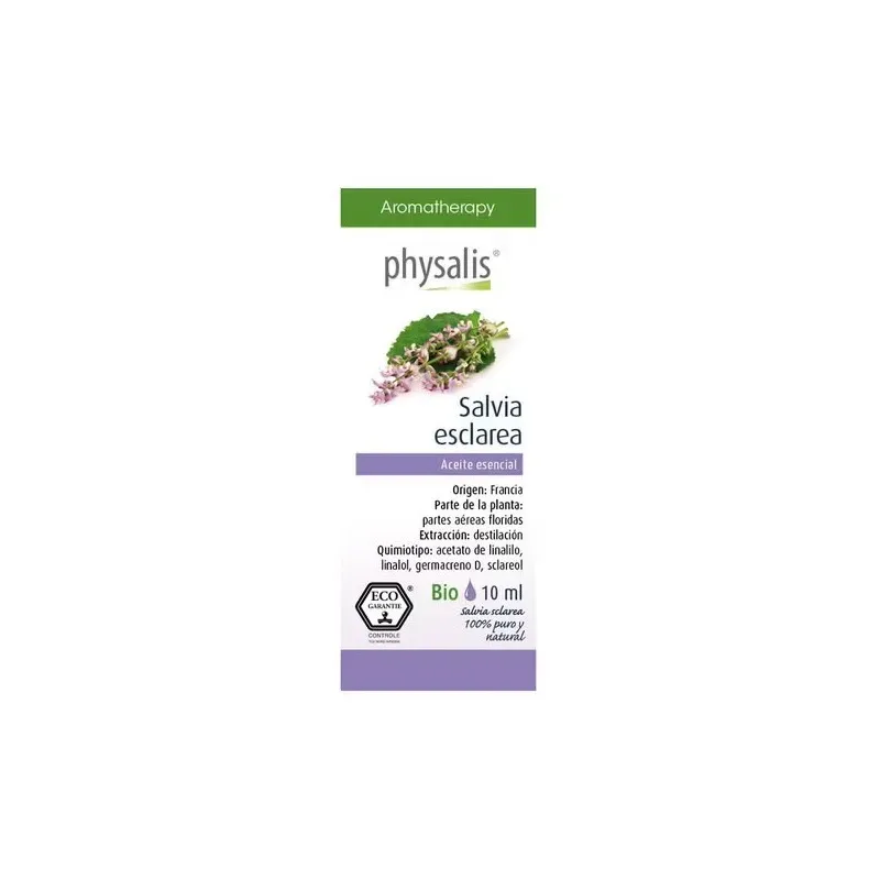 Physalis aceite esencial de salvia esclarea 10ml | Farmacia Barata