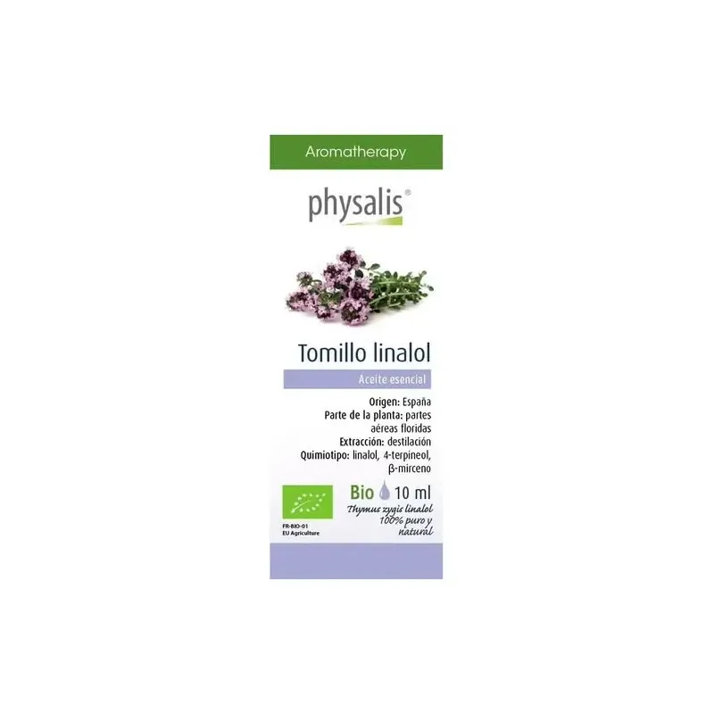 Physalis aceite esencial de tomillo linalol bio 10ml | Farmacia Barata