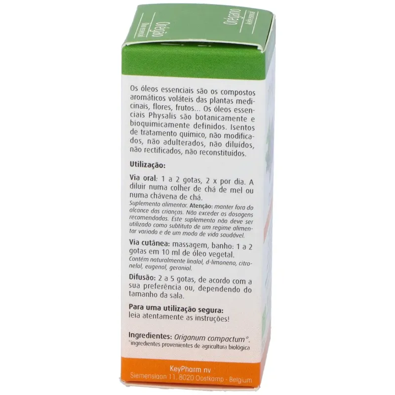 Physalis aceite esencial de orégano bio 10ml | Farmacia Barata