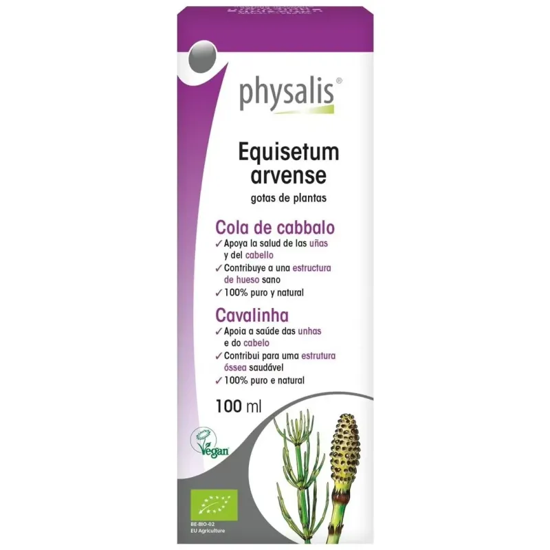Physalis gotas de plantas equisetum arvense bio 100ml | Farmacia Barata