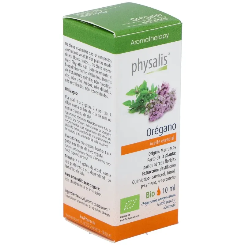 Physalis aceite esencial de orégano bio 10ml | Farmacia Barata