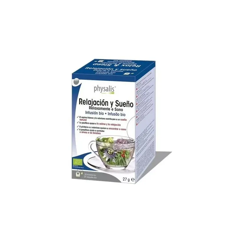 Physalis relajacion y sueño infusion bio 20 filtros | Farmacia Barata Physalis relajacion y sueño infusion bio 20 filtros | Farmacia Barata