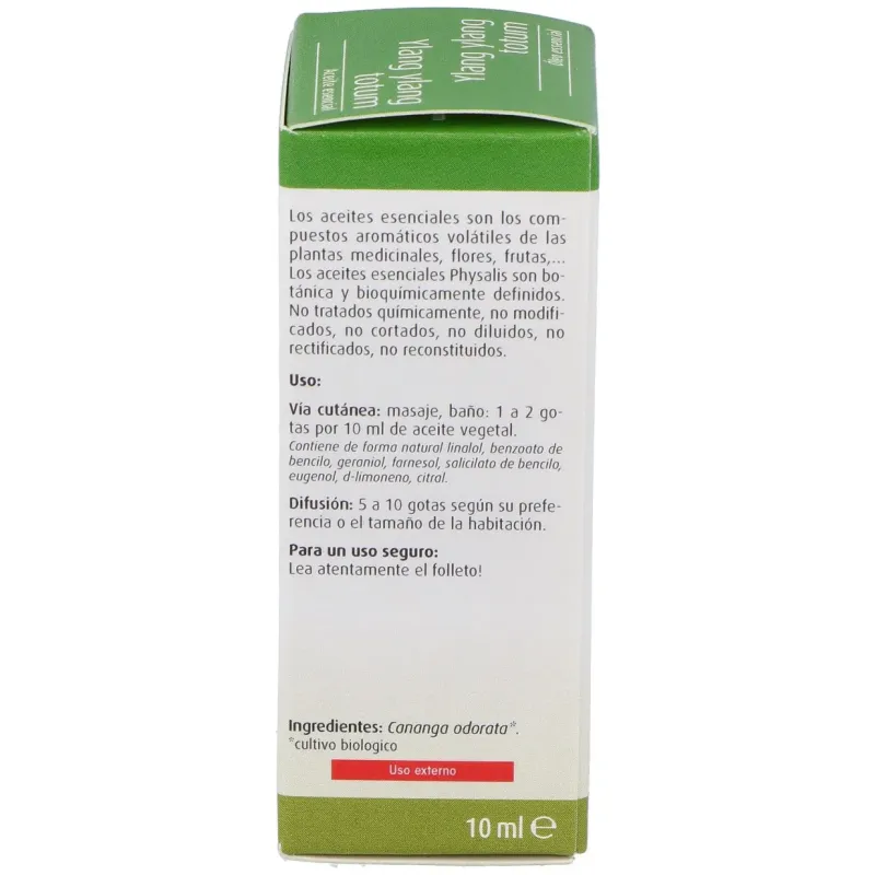 Physalis aceite esencial de ylang ylang bio 10ml | Farmacia Barata