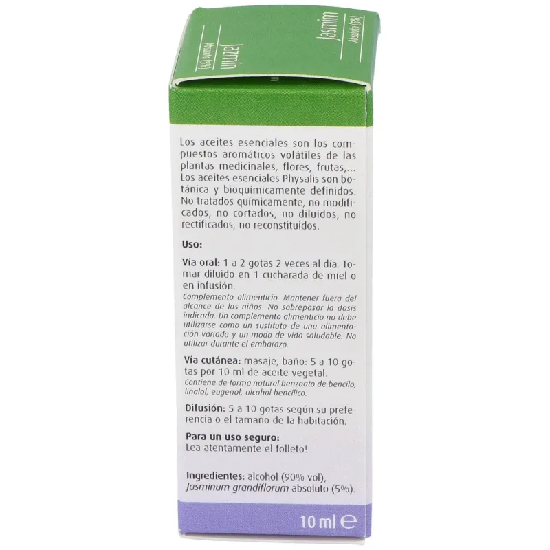 Physalis aceite esencial de jazmín 10ml | Farmacia Barata