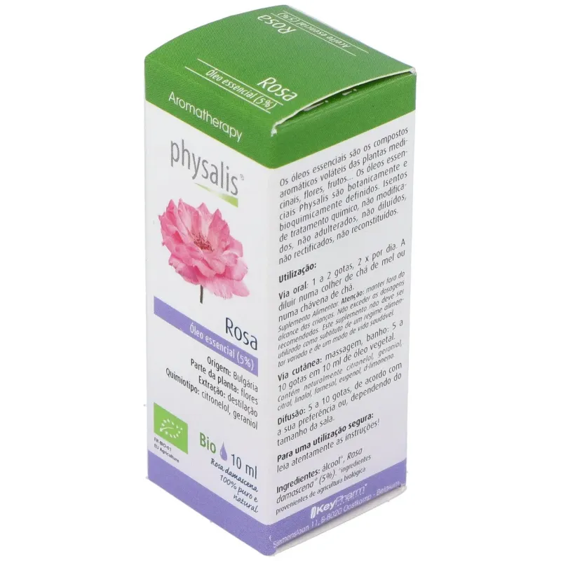 Physalis aceite esencial de rosa bio 5% 10 ml | Farmacia Barata