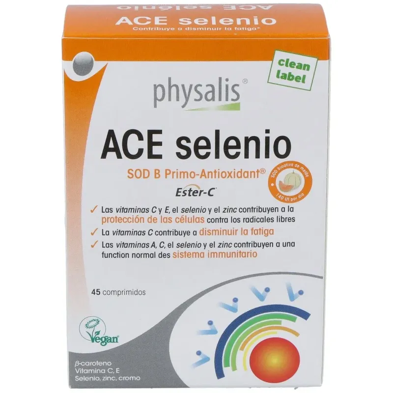 Physalis ace selenio 45comp | Farmacia Barata