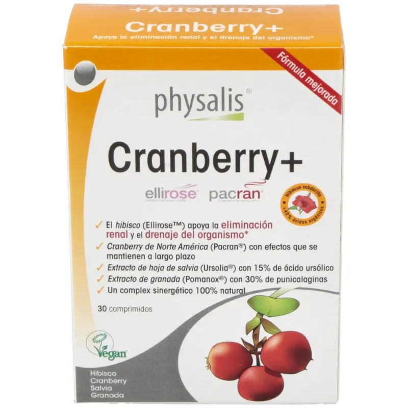 Physalis cranberry+ 30comp | Farmacia Barata Physalis cranberry+ 30comp | Farmacia Barata