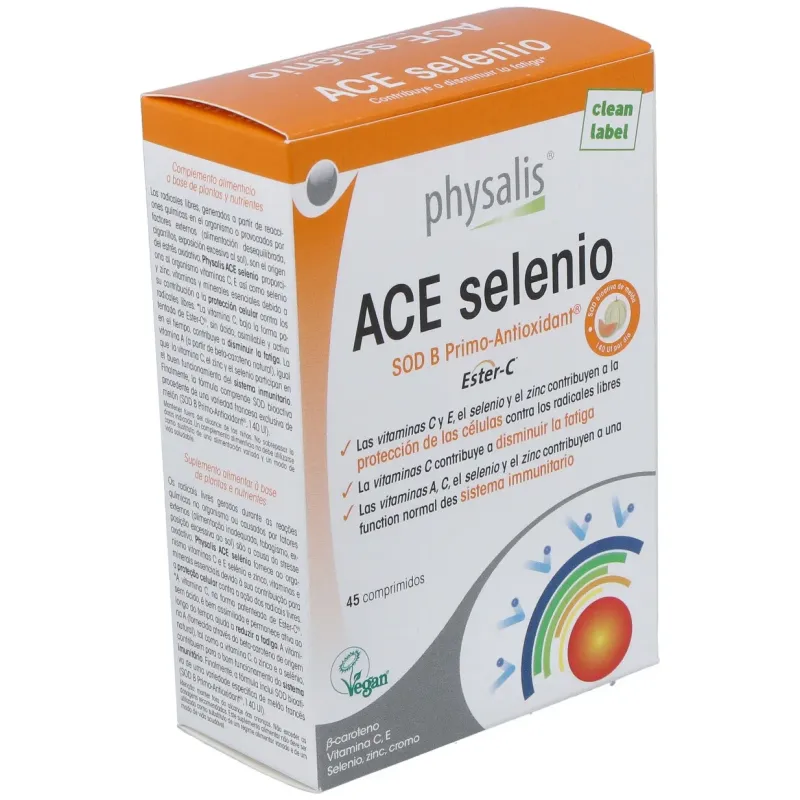 Physalis ace selenio 45comp | Farmacia Barata