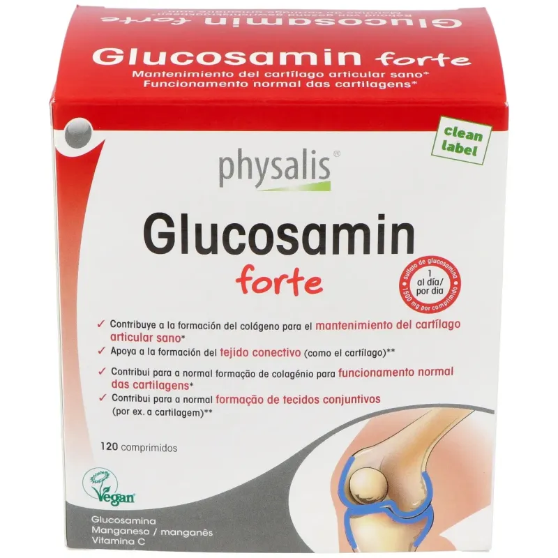 Physalis glucosamin forte 120comp | Farmacia Barata Physalis glucosamin forte 120comp | Farmacia Barata