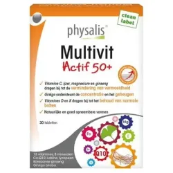 Physalis multivit actif 50+ 30comp