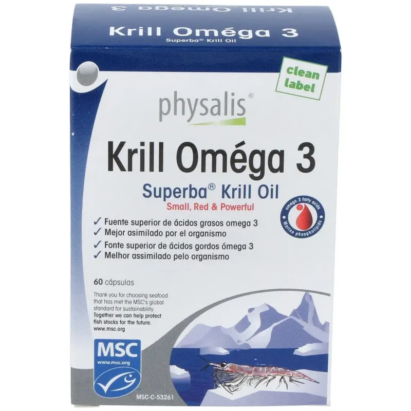 Physalis krill omega 3 60caps | Farmacia Barata Physalis krill omega 3 60caps | Farmacia Barata