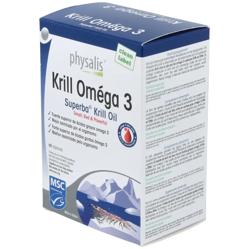Physalis krill omega 3 60caps | Farmacia Barata Physalis krill omega 3 60caps | Farmacia Barata