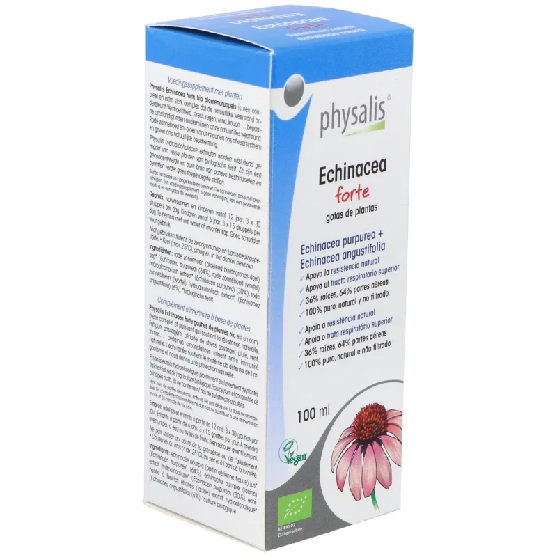 Physalis echinacea forte extracto hidroalcohólico bio 100ml | Farmacia Barata