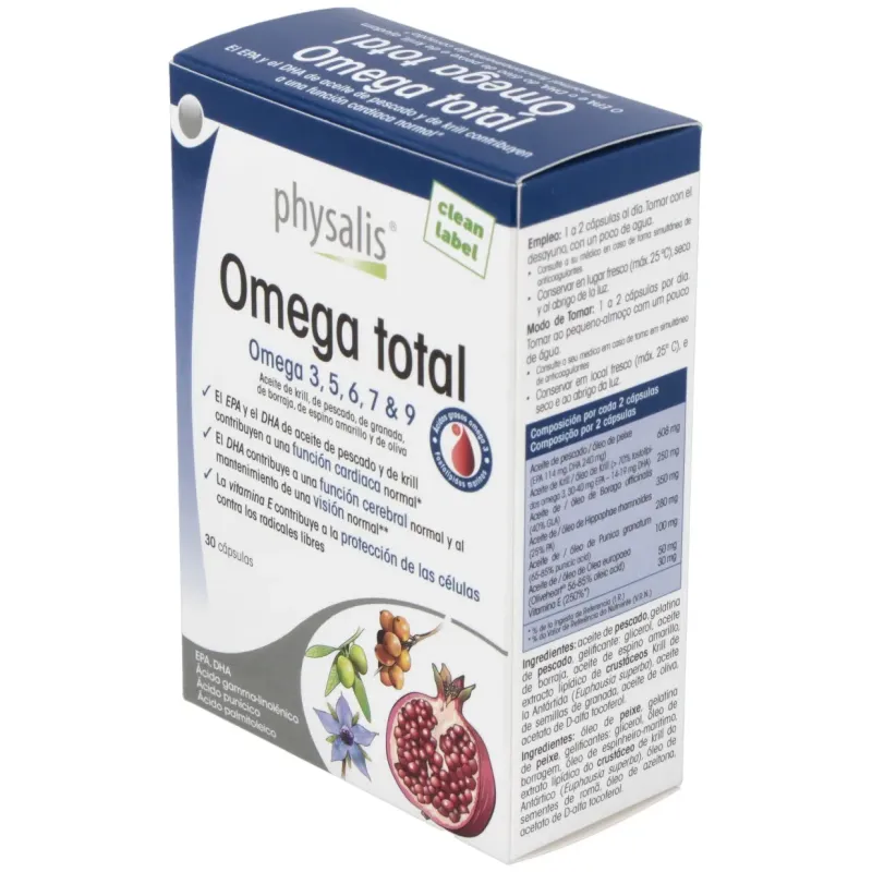 Physalis omega total 30caps | Farmacia Barata Physalis omega total 30caps | Farmacia Barata