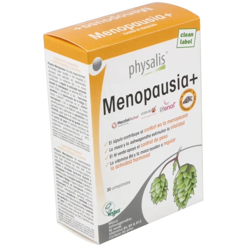 Physalis menopausia+ 30comp | Farmacia Barata Physalis menopausia+ 30comp | Farmacia Barata