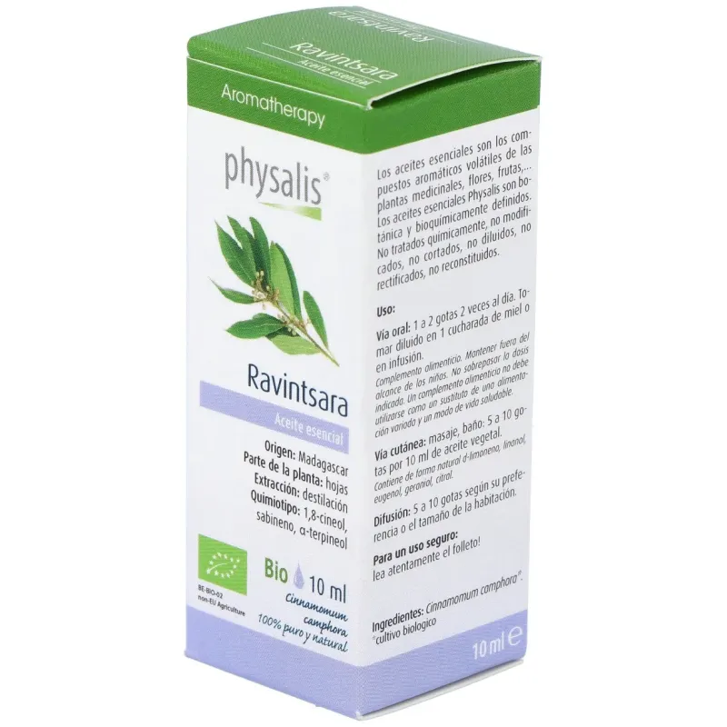 Physalis aceite esencial de ravintsara bio 10ml | Farmacia Barata