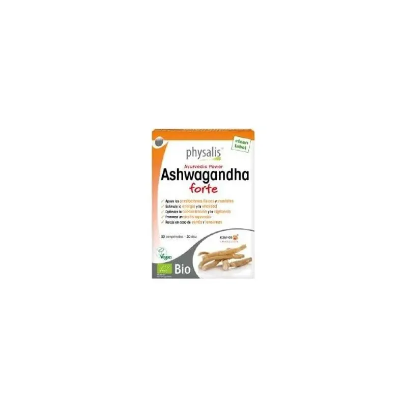 Physalis ashwagandha forte bio 30comp | Farmacia Barata