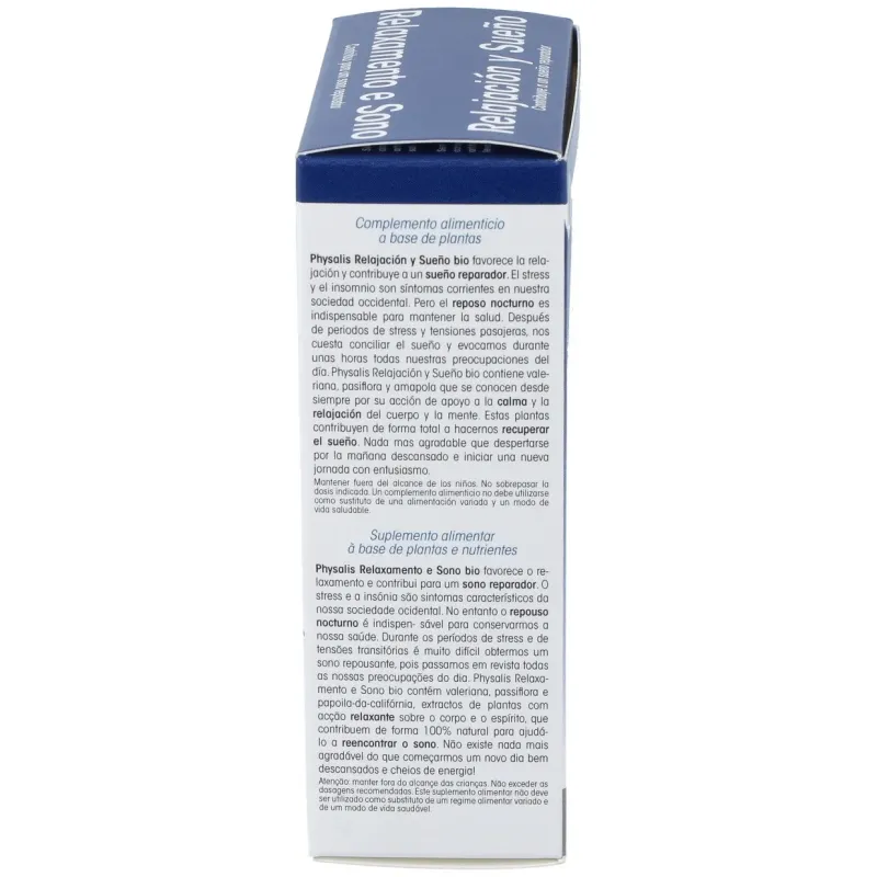 Physalis relajación y sueño bio 45 comprimidos | Farmacia Barata