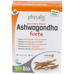 Physalis ashwagandha forte bio 30comp | Farmacia Barata