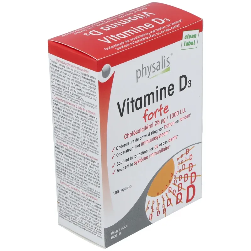 Physalis vitamina d3 forte 100caps | Farmacia Barata Physalis vitamina d3 forte 100caps | Farmacia Barata