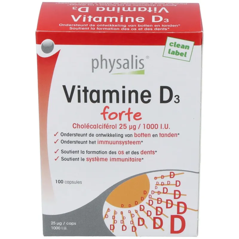 Physalis vitamina d3 forte 100caps | Farmacia Barata Physalis vitamina d3 forte 100caps | Farmacia Barata