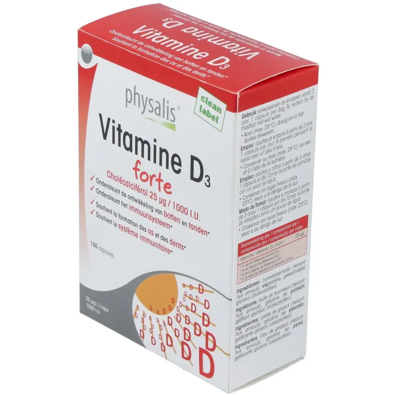 Physalis vitamina d3 forte 100caps | Farmacia Barata Physalis vitamina d3 forte 100caps | Farmacia Barata