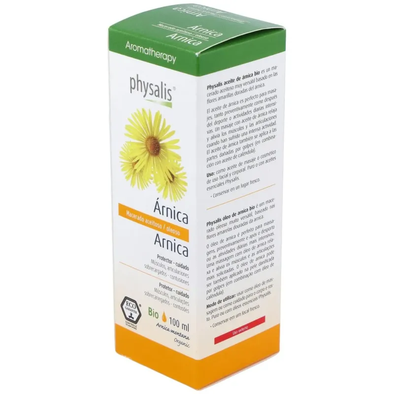 Physalis aceite vegetal de árnica bio 100ml | Farmacia Barata