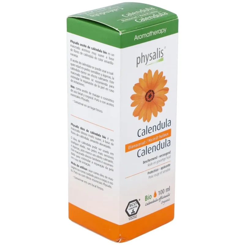 Physalis aceite vegetal de calendula bio 100ml | Farmacia Barata