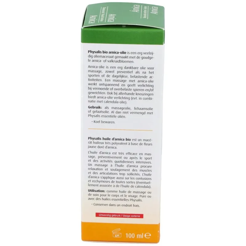 Physalis aceite vegetal de árnica bio 100ml | Farmacia Barata