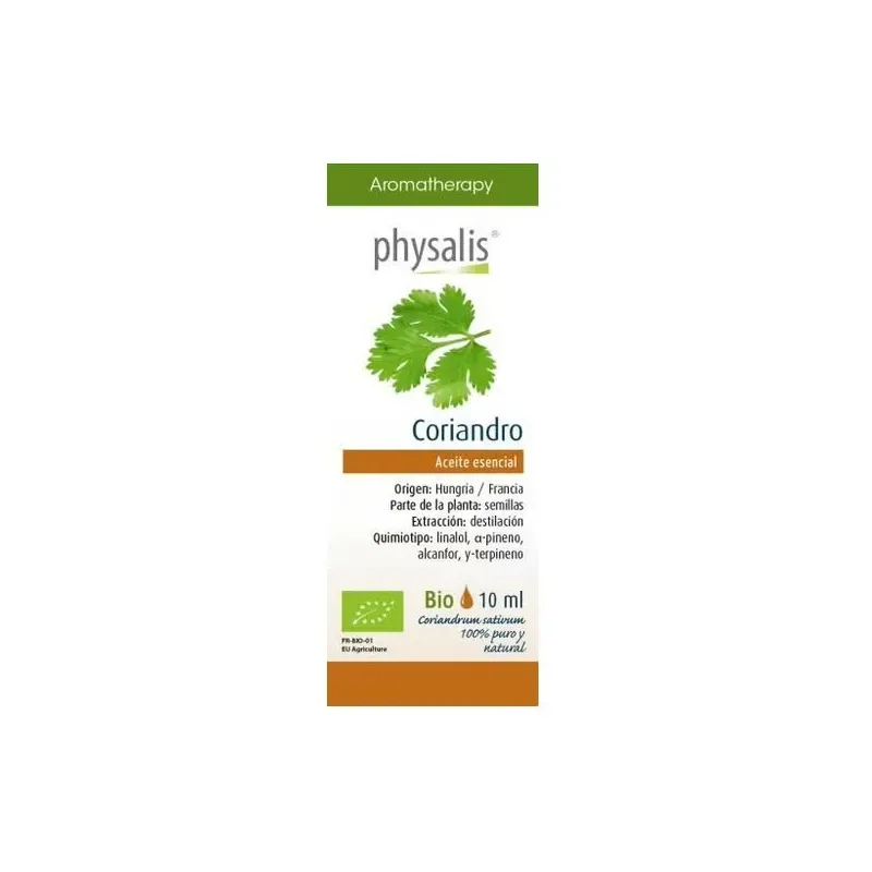 Coriandro aceite esencial 10ml. bio | Farmacia Barata