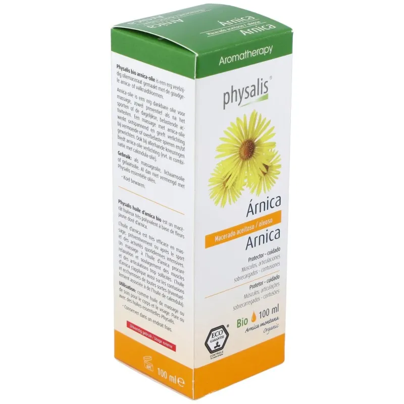 Physalis aceite vegetal de árnica bio 100ml | Farmacia Barata