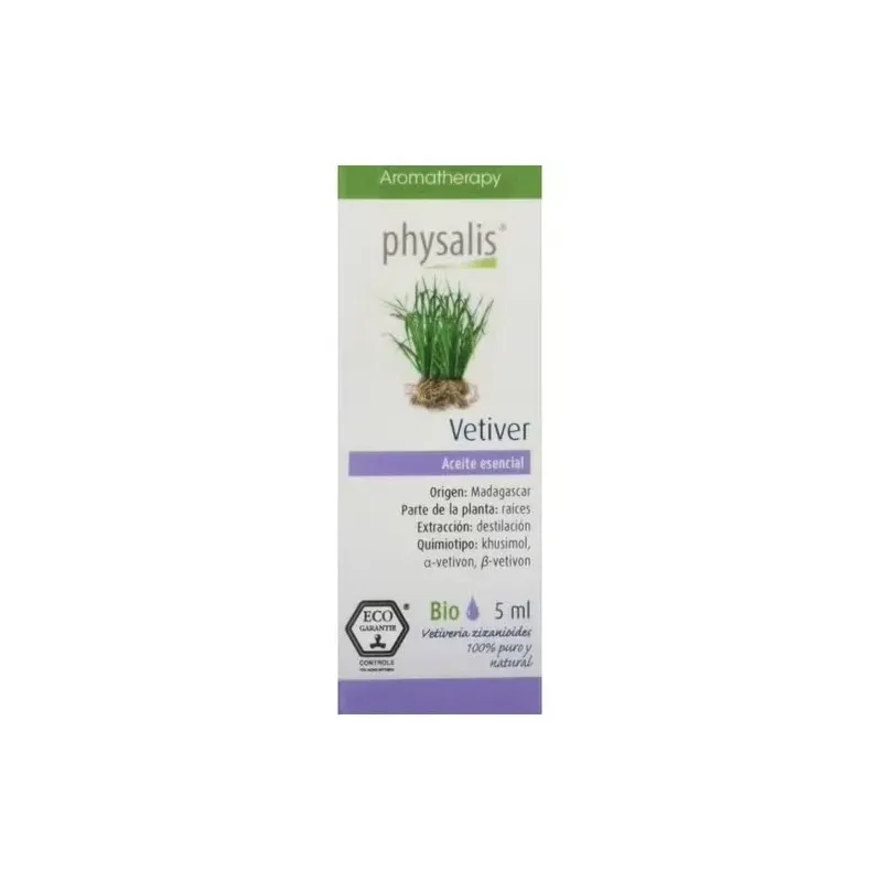 Physalis vetiver aceite esencial bio 5ml | Farmacia Barata