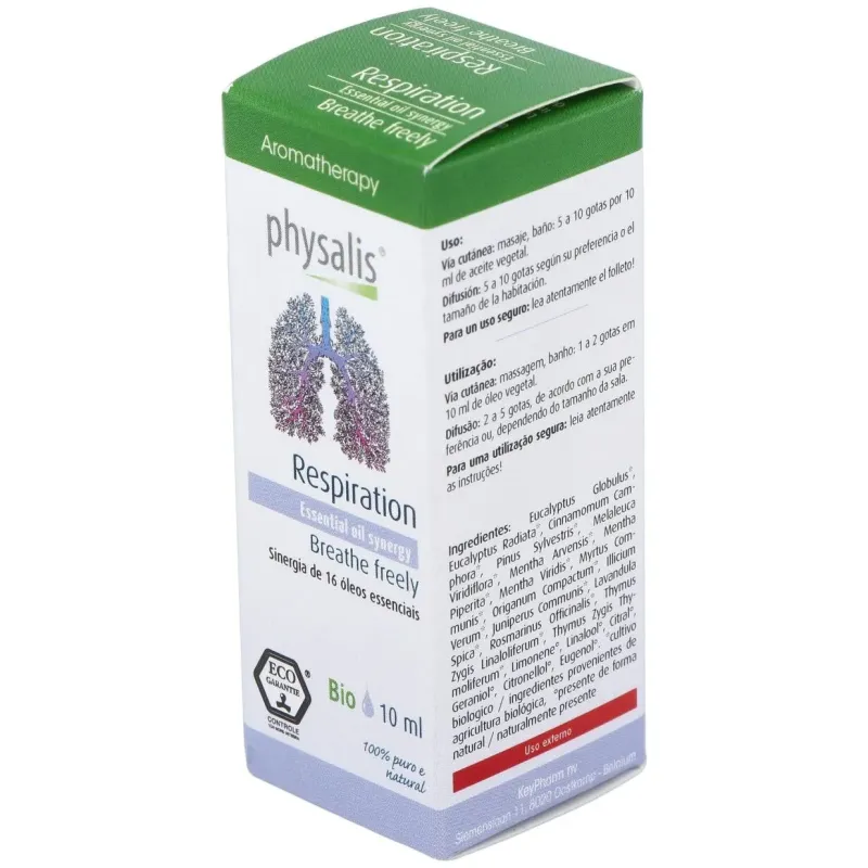Respiration sinergia aceite esencial 10ml. bio | Farmacia Barata