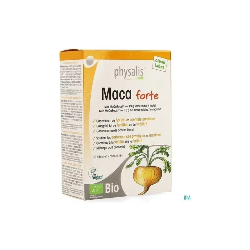 Physalis maca forte bio 30comp | Farmacia Barata
