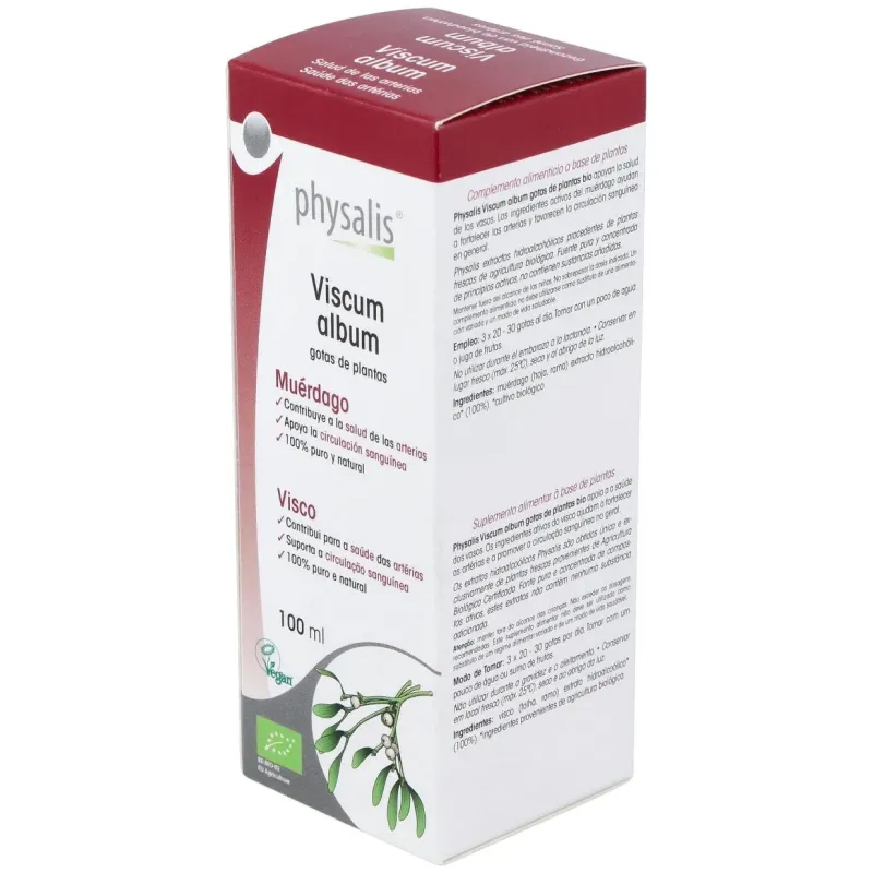 Physalis muérdago extracto bio 100ml | Farmacia Barata
