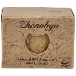 Zhenobya jabón de alepo 94% aceite de oliva 6% laurel bio 200g