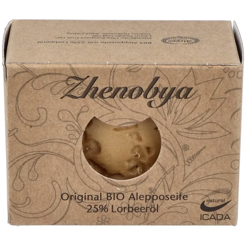 Zhenobya jabon de alepo 75%-25% 200g | Farmacia Barata