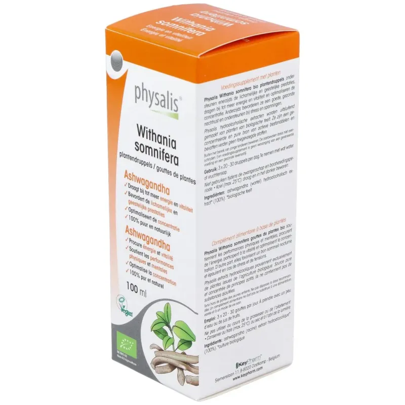 Physalis ashwadandha extracto 100ml | Farmacia Barata